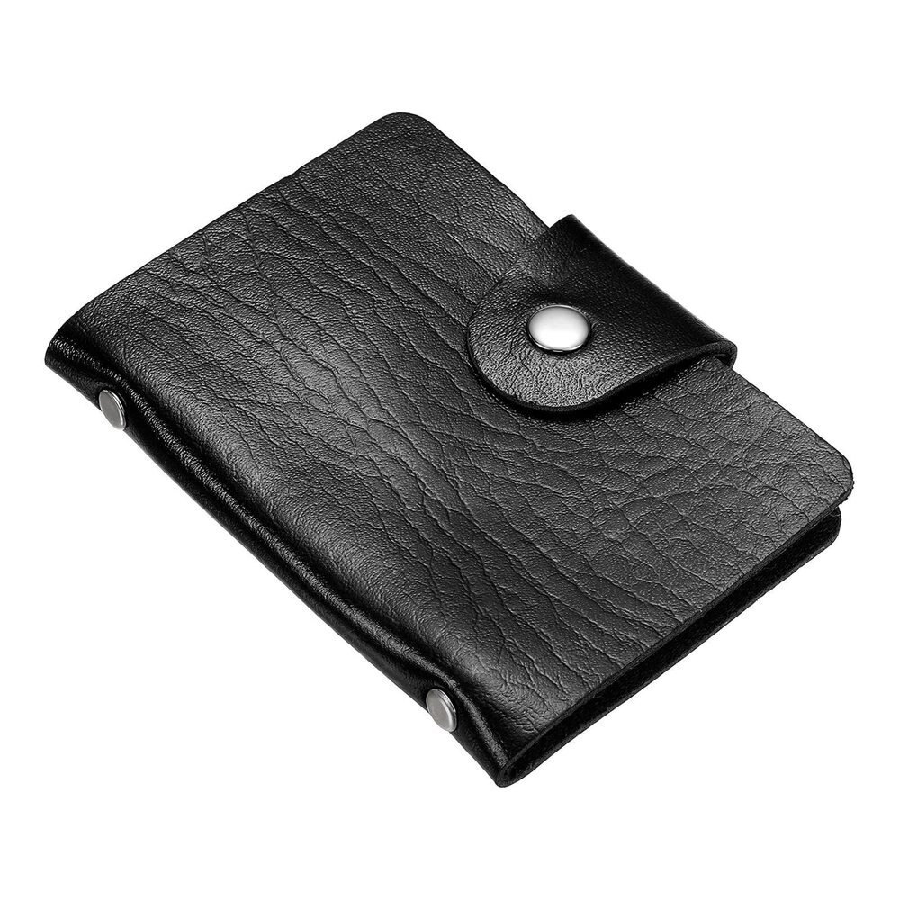 1048 Credit Card Holder, 1 Pack Slim Wallet PU Leather Purse Business Cards